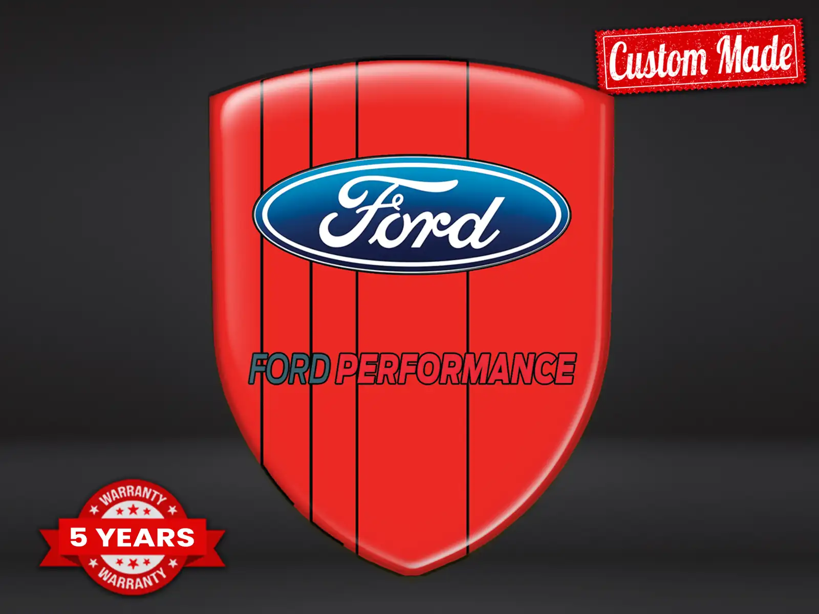 Ford Emblèmes Auto Perso Pro Max Résistants Stylé Design